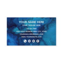 Blue Marble Modern Business Card