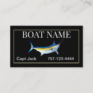 Carte de visite Blue Marlin
