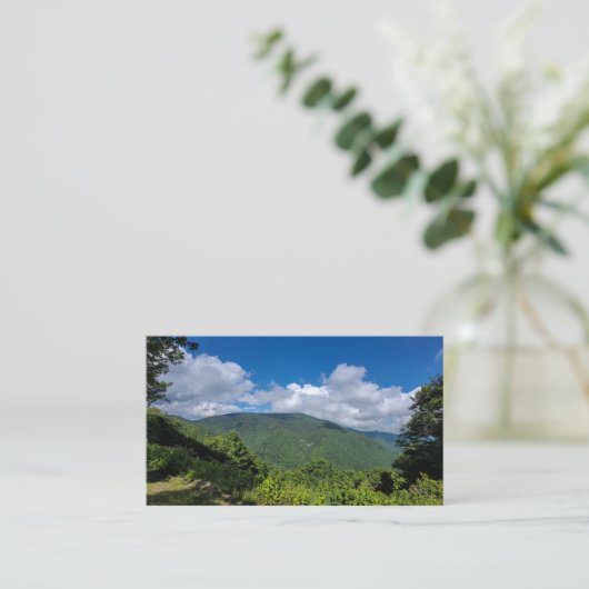 Carte De Visite Blue Ridge Parkway - Mountains (Debout devant)
