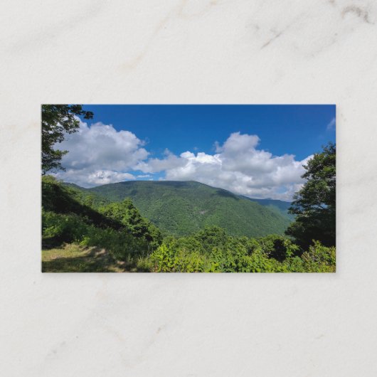 Carte De Visite Blue Ridge Parkway - Mountains (Devant)