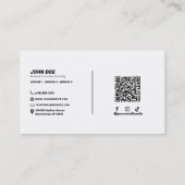 Carte De Visite Blue Silver Premium Auto Detailing Atelier de carr (Dos)