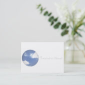 CARTE DE VISITE BLUE SKY (Debout devant)