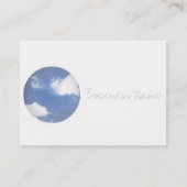 CARTE DE VISITE BLUE SKY (Devant)