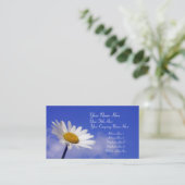 Carte de visite Blue Sky Daisy (Debout devant)