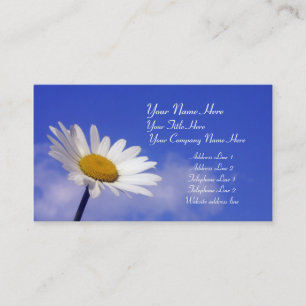 Carte de visite Blue Sky Daisy