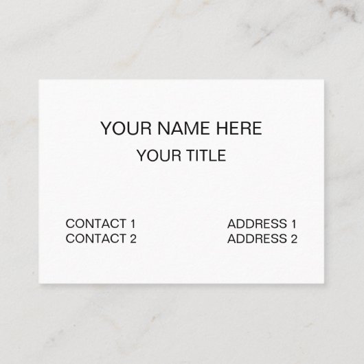 Carte De Visite Blue Stripes (Dos)