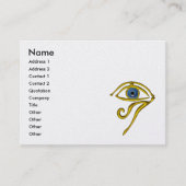 Carte De Visite BLUE TALISMAN, OR HORUS EYE White Pearl (Devant)