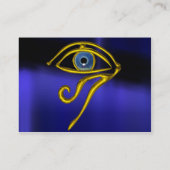 Carte De Visite BLUE TALISMAN, OR HORUS EYE White Pearl (Dos)