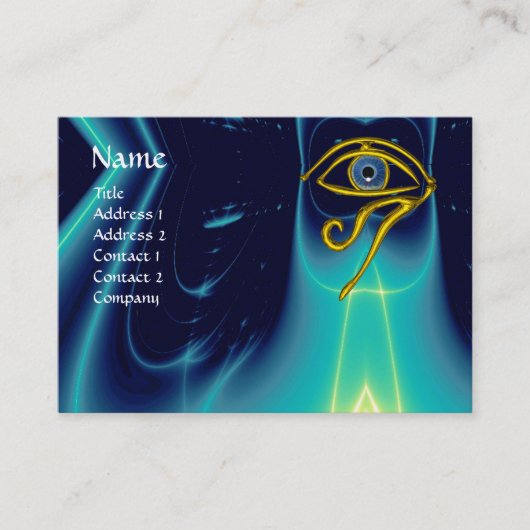 Carte De Visite BLUE TALISMAN, violet blanc (Devant)