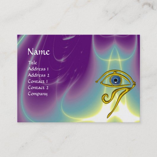 Carte De Visite BLUE TALISMAN, violet violet blanc (Devant)