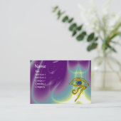 Carte De Visite BLUE TALISMAN, violet violet blanc (Debout devant)