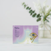 Carte De Visite BLUE TALISMAN, violet violet blanc (Debout devant)