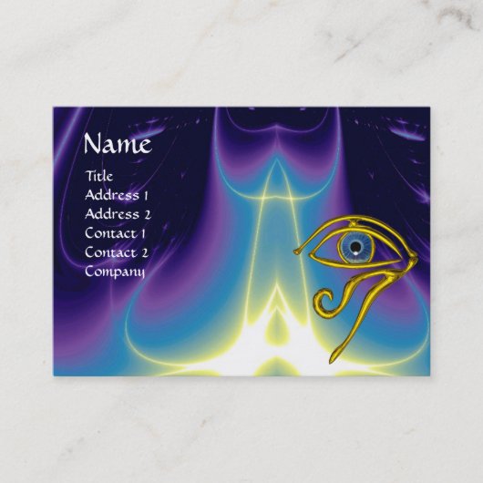 Carte De Visite BLUE TALISMAN, violet violet blanc (Devant)
