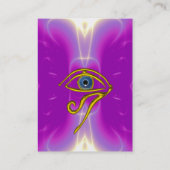 Carte De Visite BLUE TALISMAN, violet violet blanc rose (Dos)