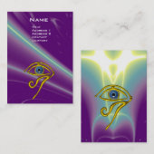 Carte De Visite BLUE TALISMAN, violet violet violet jaune rose (Devant / Derrière)