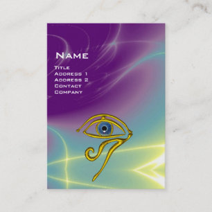 Carte De Visite BLUE TALISMAN, violet violet violet jaune rose