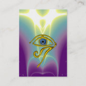 Carte De Visite BLUE TALISMAN, violet violet violet jaune rose (Dos)