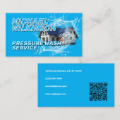 Carte De Visite Blue tone pressure wash (Devant / Derrière)