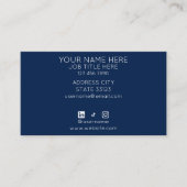 Carte de visite Blue Waves (Devant)