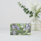 Carte De Visite Bluebells anglais (Debout devant)