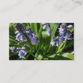 Carte De Visite Bluebells anglais (Dos)