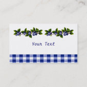 Carte de visite Blueberries (Dos)