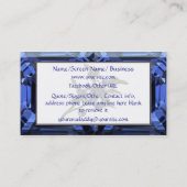 Carte De Visite Blueberry (Dos)