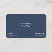 Carte De Visite Blueberry / Blueberries / Fruit (Dos)