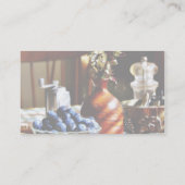 Carte De Visite Blueberry Still Life (Dos)