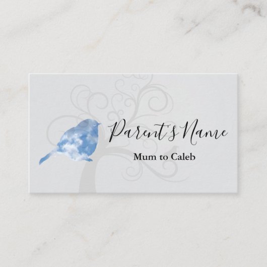 Carte de visite Bluebird (Devant)