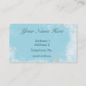 Carte De Visite Bluebird dans le nid (Dos)