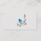 Carte De Visite Bluebird de bonheur (Dos)