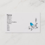 Carte De Visite Bluebird de bonheur (Devant)