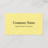 Carte De Visite Bluebirds et Rond Birhouse Jaune (Dos)