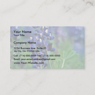 Carte De Visite Bluebonnet de Texas