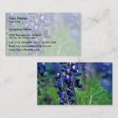 Carte De Visite Bluebonnet de Texas (Devant / Derrière)