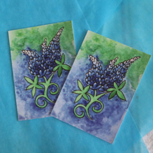 Carte De Visite Bluebonnets du Texas