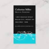 Carte De Visite BlueFlourish - customisé (Dos)
