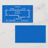 Carte De Visite blueprint (Devant / Derrière)