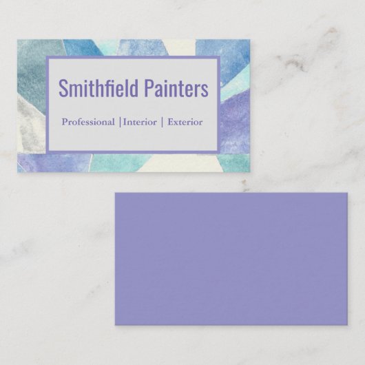 Carte De Visite Blues (Devant / Derrière)