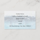 Carte De Visite Blues stratifiés peinture Abstraite (Dos)