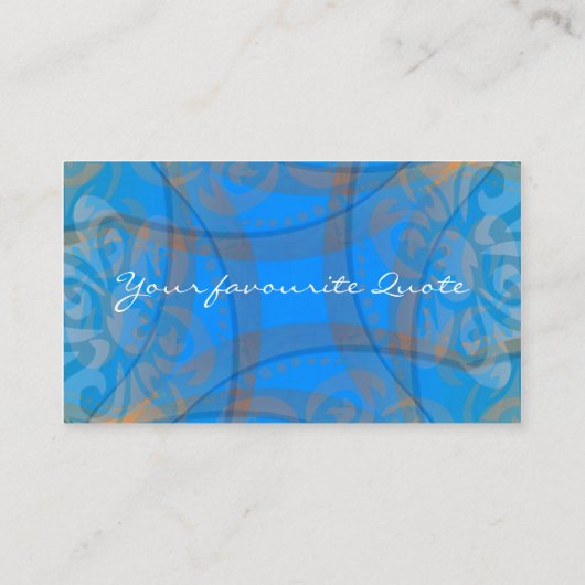 Carte de visite BlueSheer (Dos)