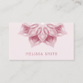 Carte De Visite Blush 3D Mandala  (Devant)