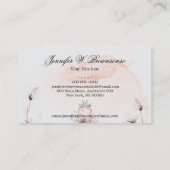 Carte De Visite Blush Gray Classy Perfume Essential Oils (Dos)