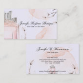 Carte De Visite Blush Lilac Classy Perfume Essential Oils (Devant / Derrière)