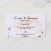 Carte De Visite Blush Lilac Classy Perfume Essential Oils (Dos)