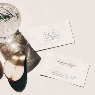 Carte de visite Blush Marble Moderne Minimaliste L
