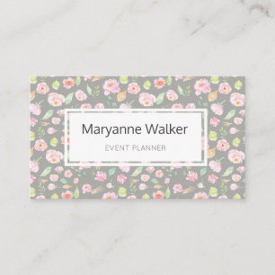 Carte de visite Blush Peonies