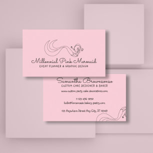 Carte De Visite Blush Pink