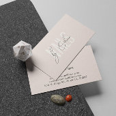 Carte De Visite Blush Pink Aesthetic Typography Nail Artist